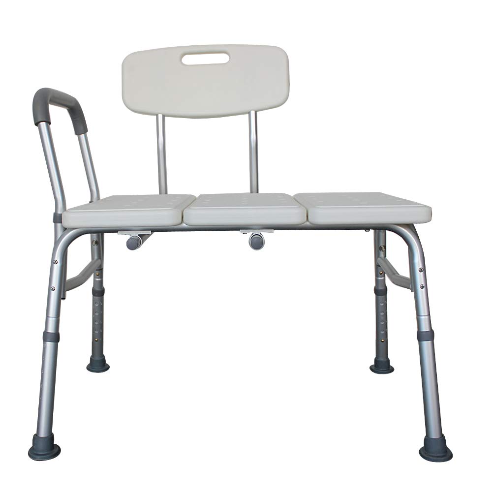 Adjustable Transfer Bench with Back & Arm Q3721