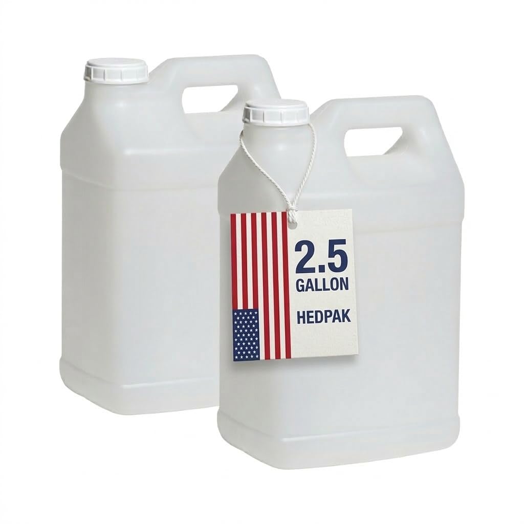 2.5 Gallon Reusable Plastic Water Jug with Lid W581