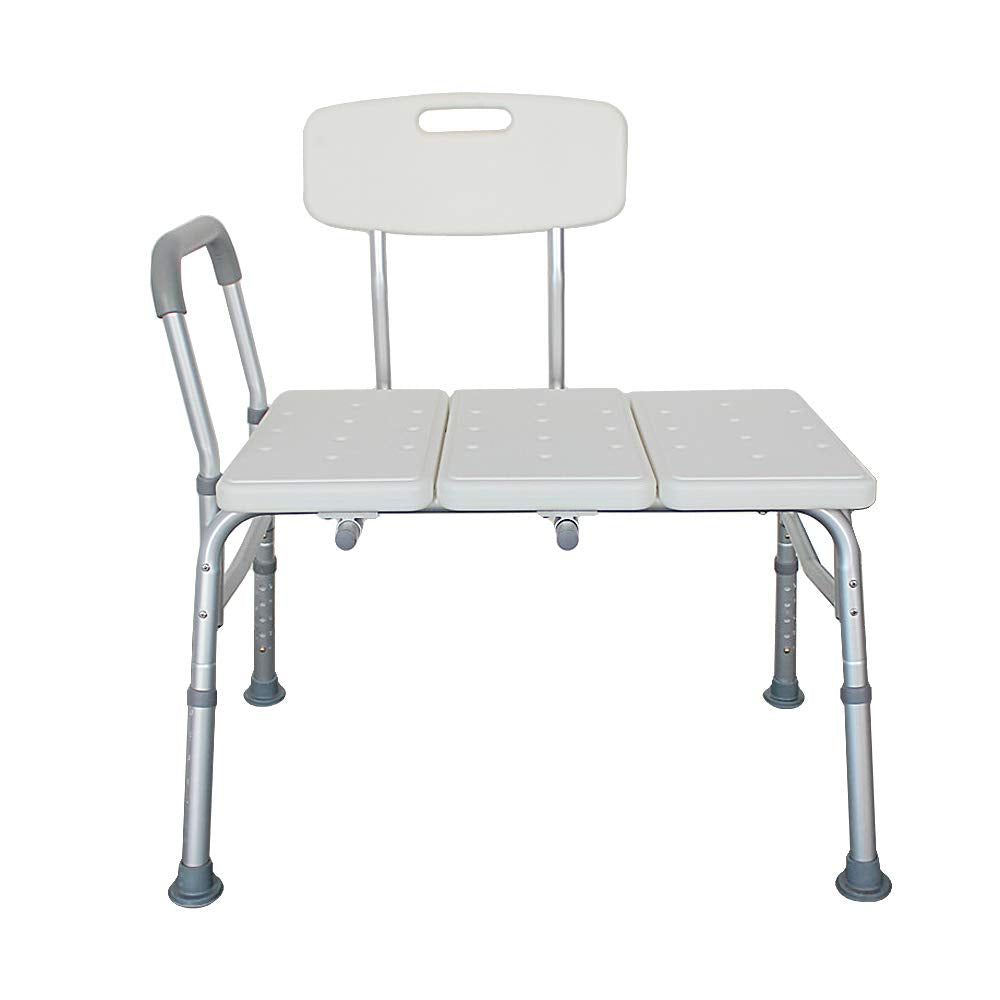 Adjustable Transfer Bench with Back & Arm Q3721