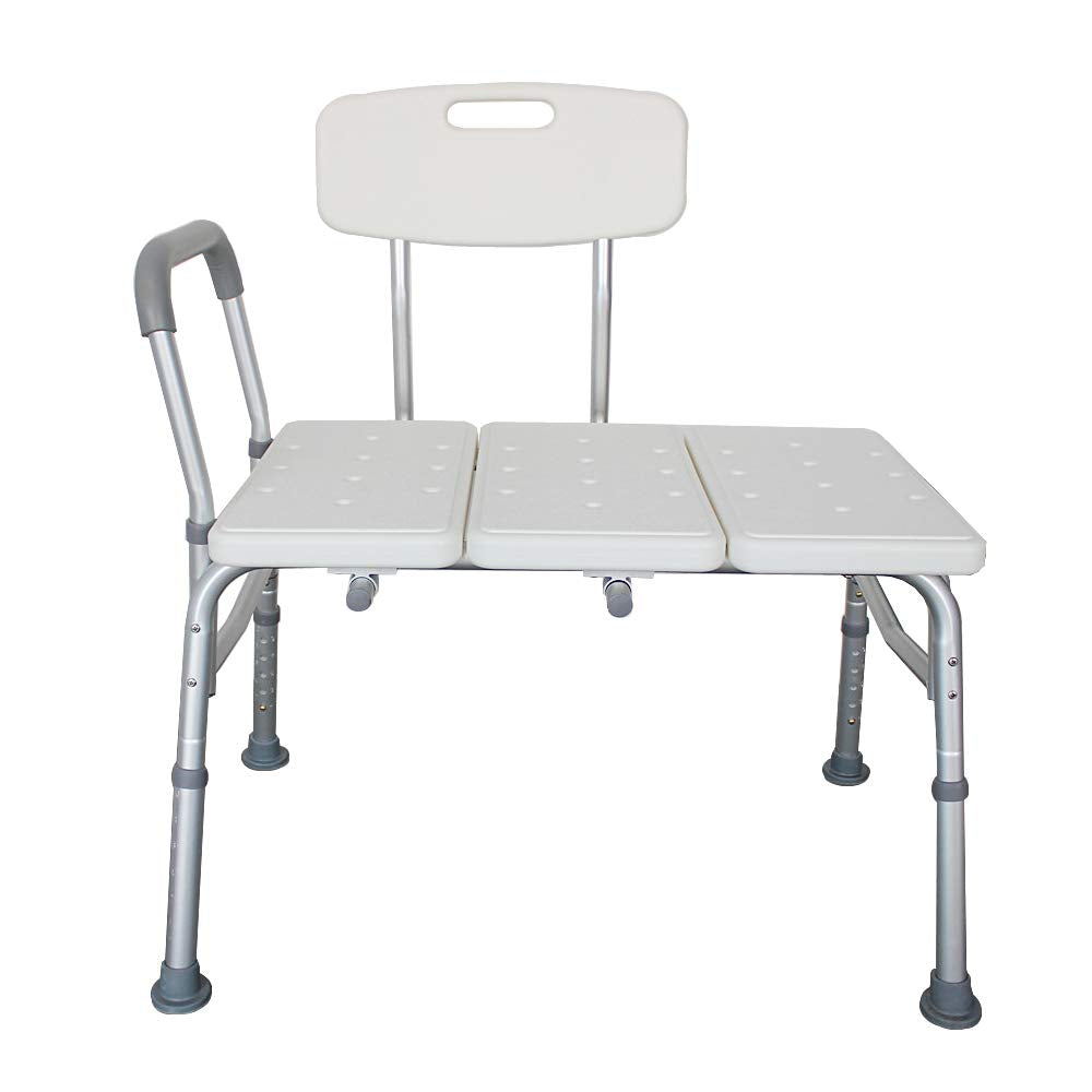 Adjustable Transfer Bench with Back & Arm Q3721