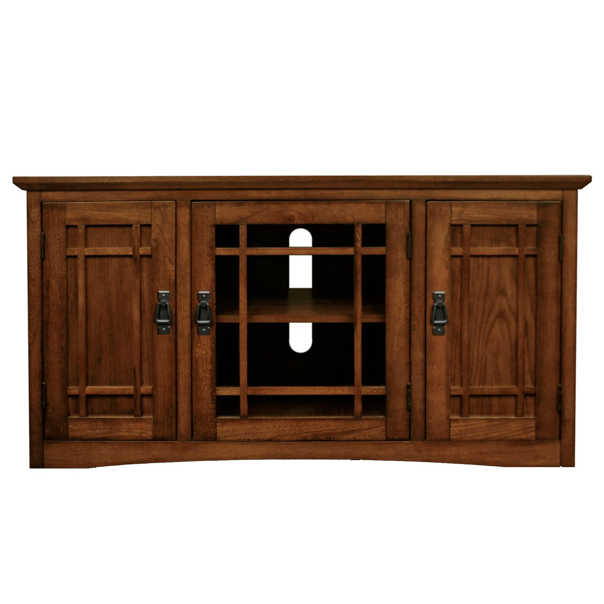 Mission Oak Corner TV Stand Q654727