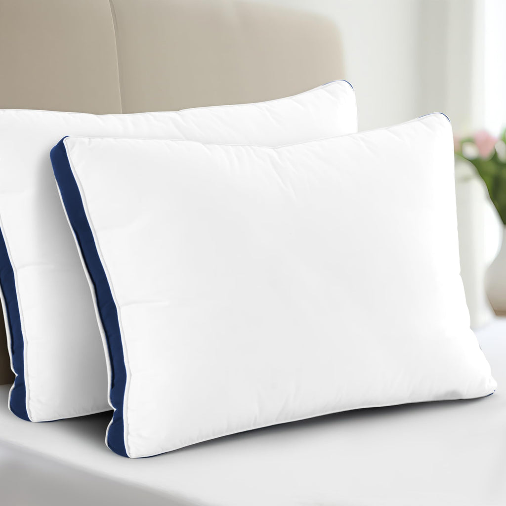King 2 Pack Down Alternative Gusseted Pillows L8581