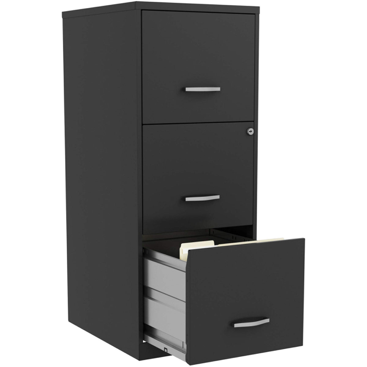 3 Drawer Locking Letter-Size Steel Filing Cabinet H338904