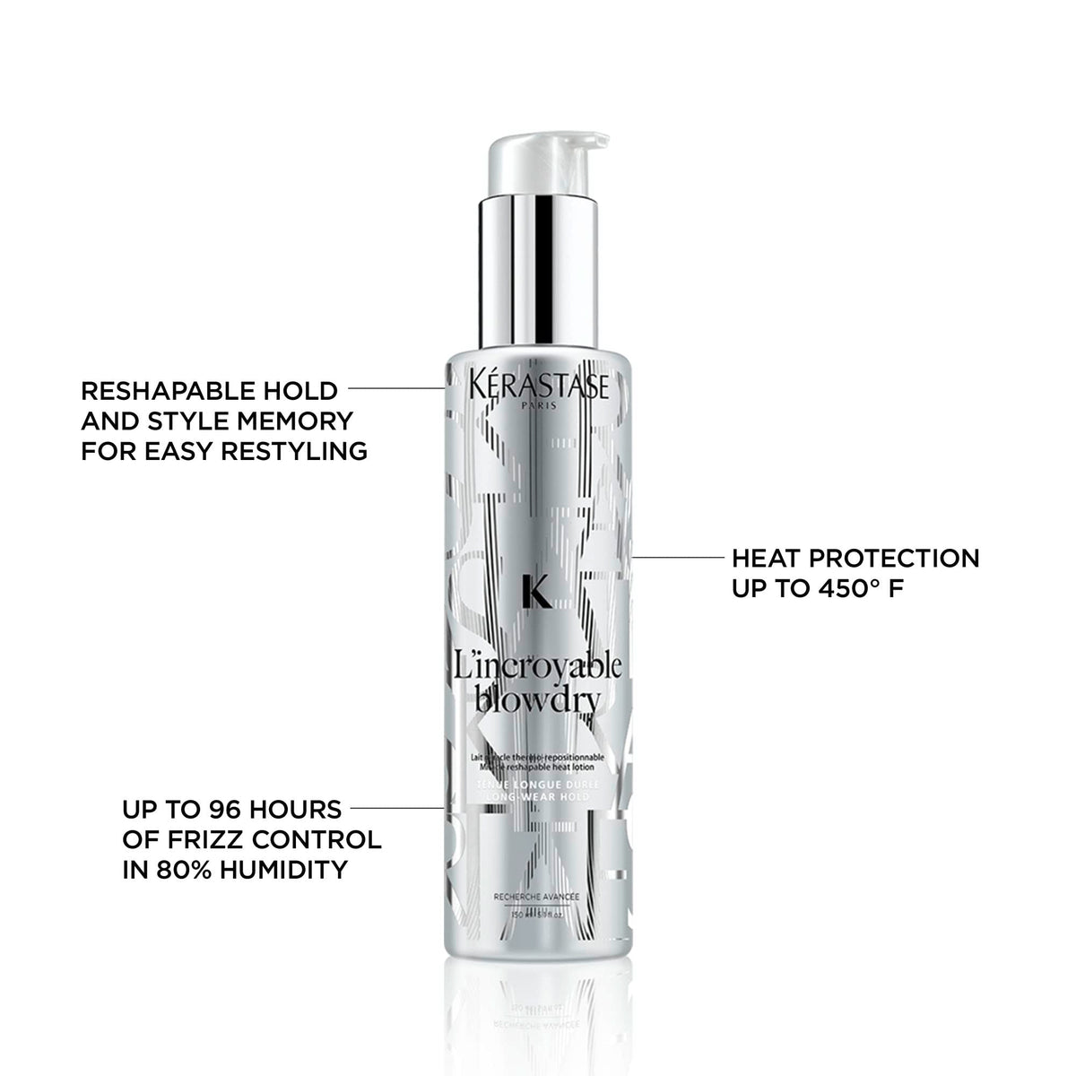 Heat Protecting Strong Hold Hair Serum K9773