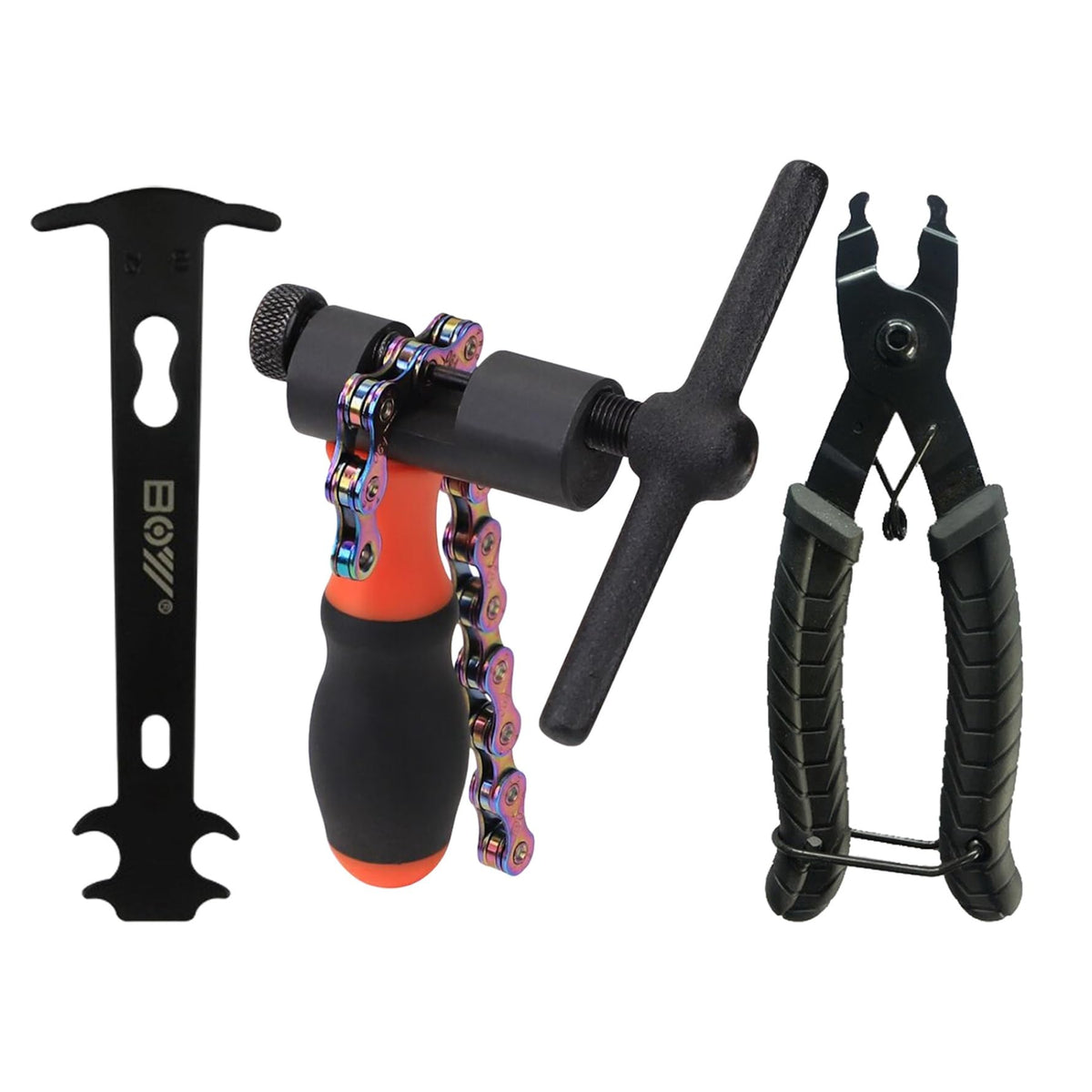 Bike Chain Breaker Tool Set Chain Checker 1-12 Speed N3748