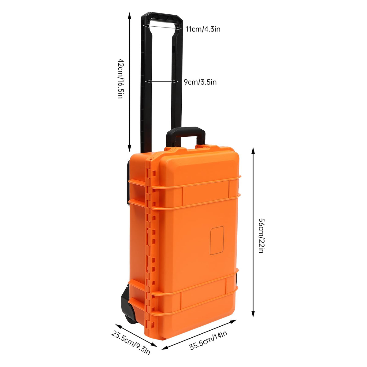 IP67 Waterproof Hard Camera Case 22x14x9 Inch I574