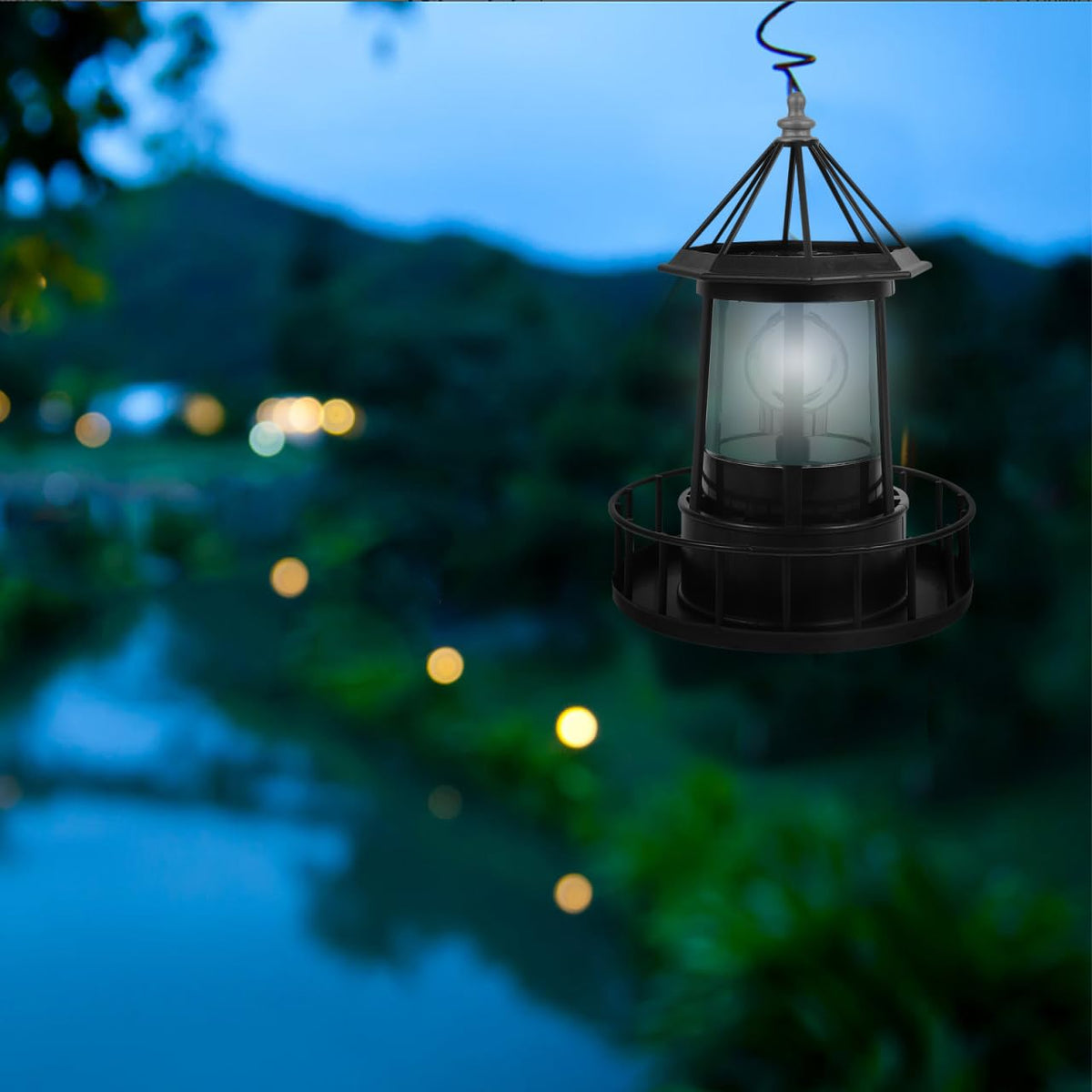 Solar Lighthouse Lamp J57357