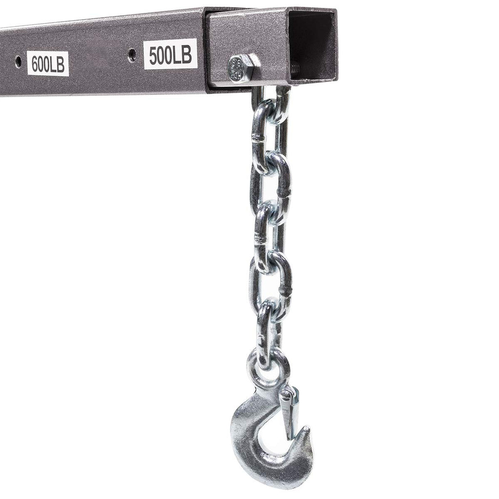 1/2 Ton Capacity Pickup Truck Hoist Lift Jib Crane Telescopic Boom T5547