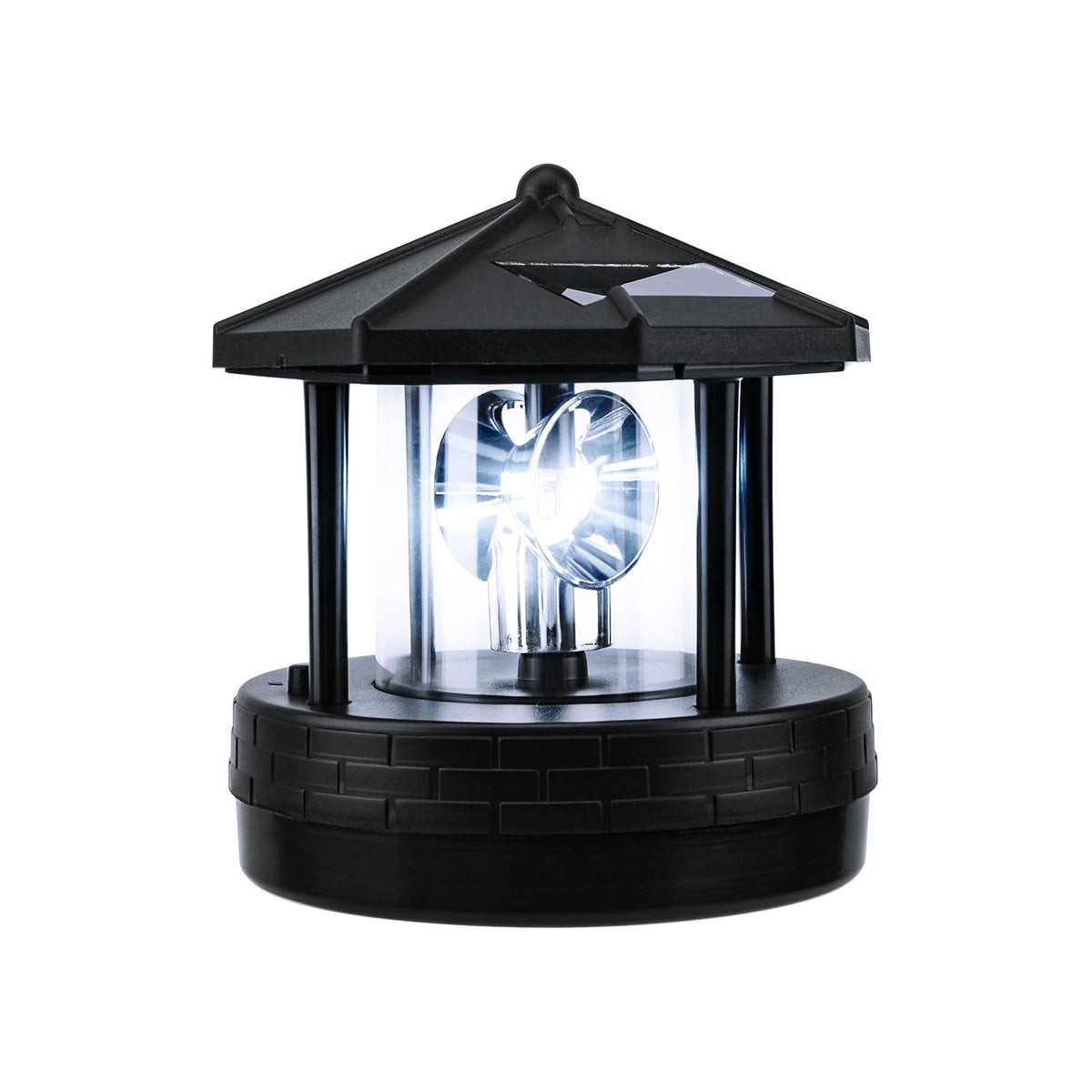 Solar Lighthouse Light with Rotating Beacon Z310