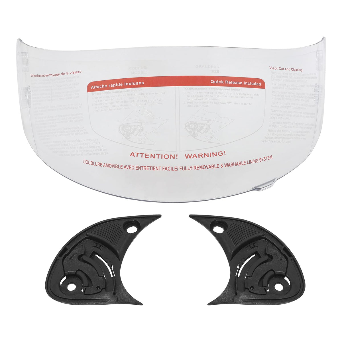 Motorcycle Flip Up Full Face Helmet Visor V3746