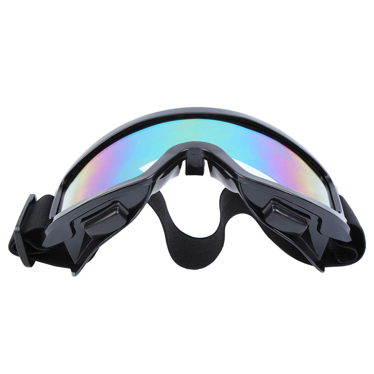 Black Motocross Helmet with Gloves and Goggles W18546