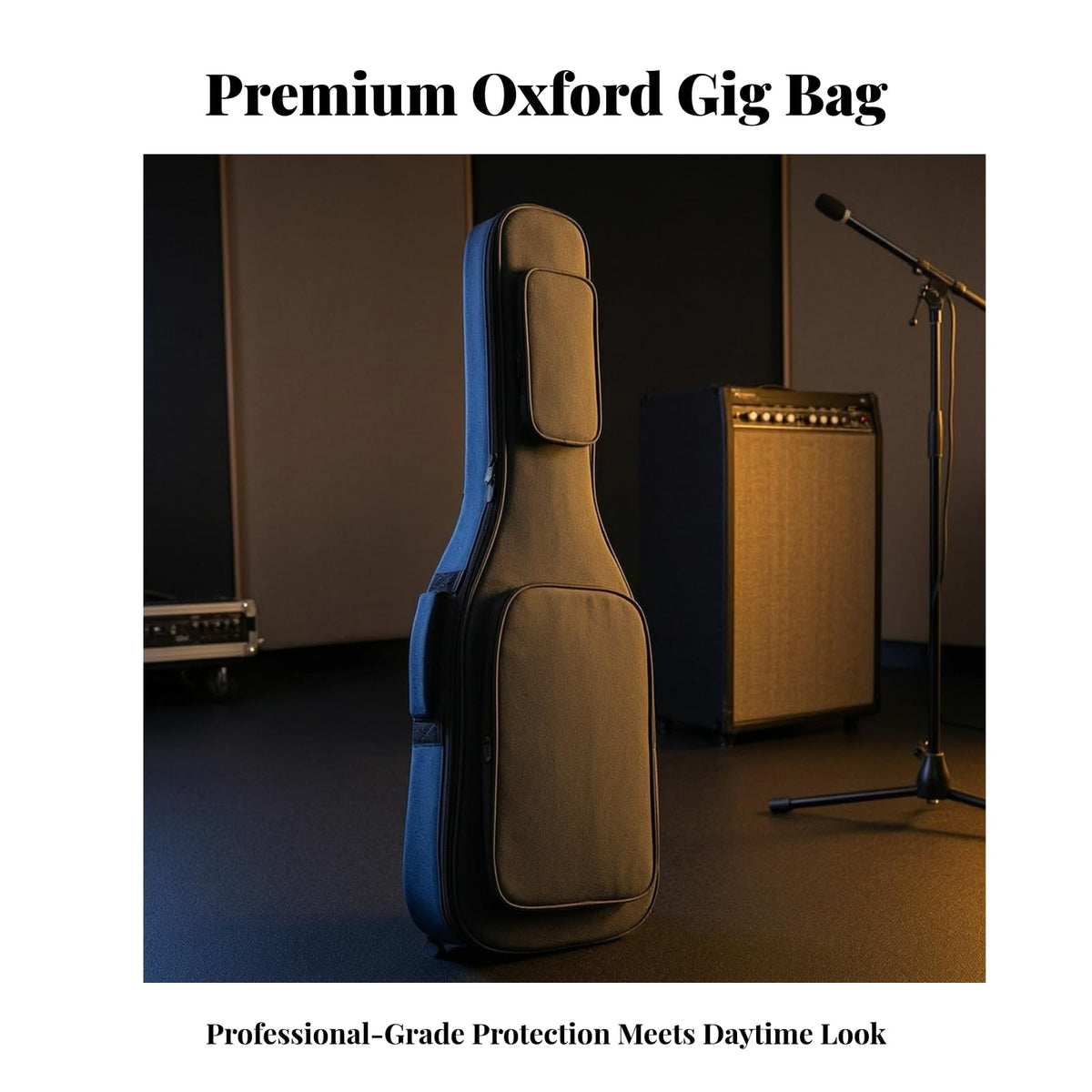 Electric Guitar Carrier Case with 15mm Padding Oxford Cloth Gig Bag G773817