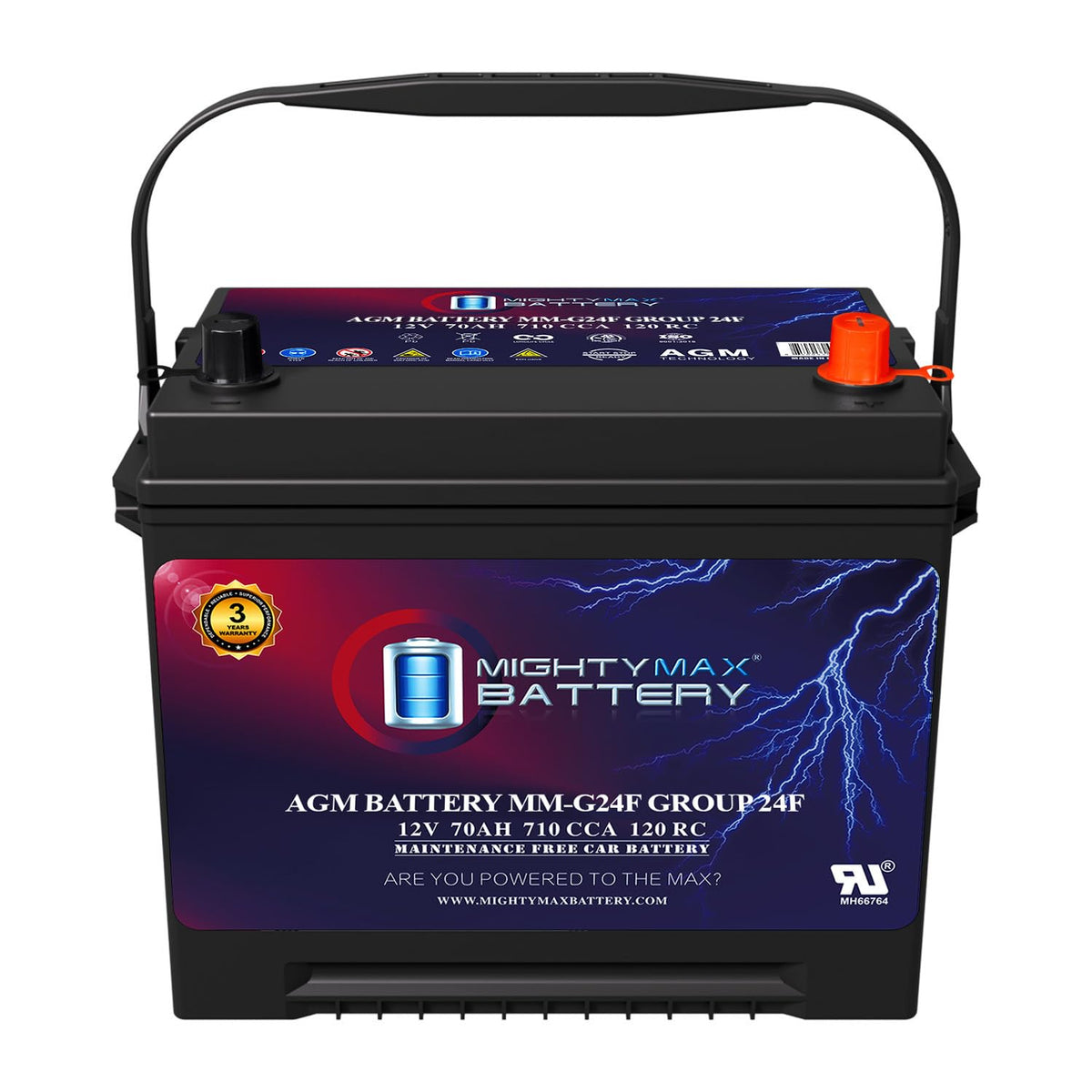 12V 70Ah AGM Replacement Battery I6294