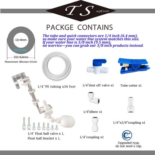 1/4" Power-Free Auto-Top-Off Water Level Controller with Float Valve P932