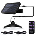 Solar Pendant Lights IP65 Waterproof Dusk to Dawn with Remote Controller H24572