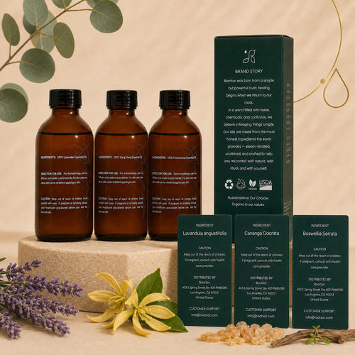 3 Pack Lavender Ylang Ylang Frankincense Essential Oils 4 Fl Oz G636