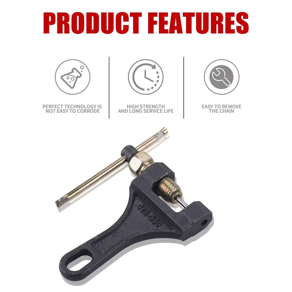 Chain Breaker Tool for Motorcycle ATV Dirt Bike J123404