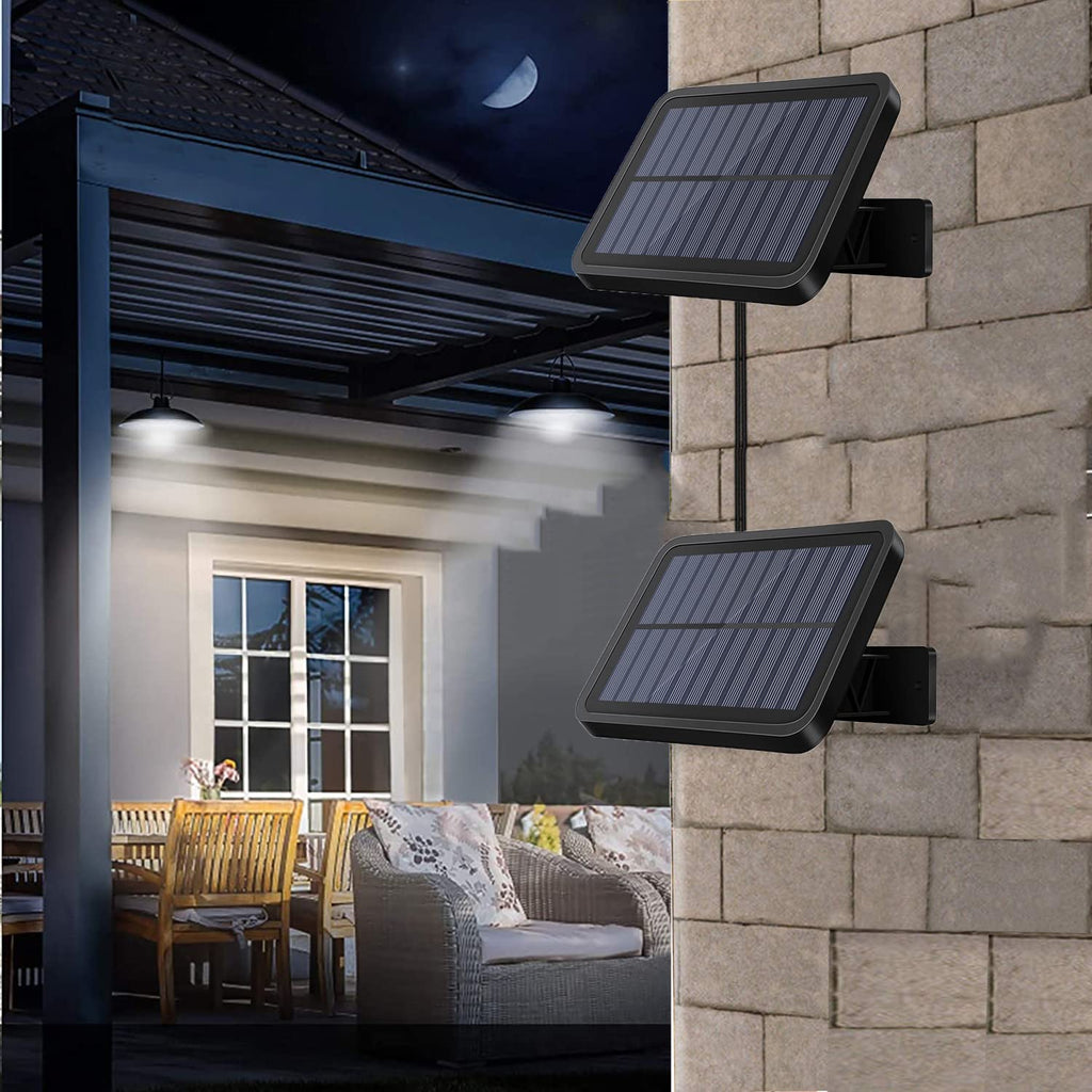 Solar Pendant Lights IP65 Waterproof Dusk to Dawn with Remote Controller H24572