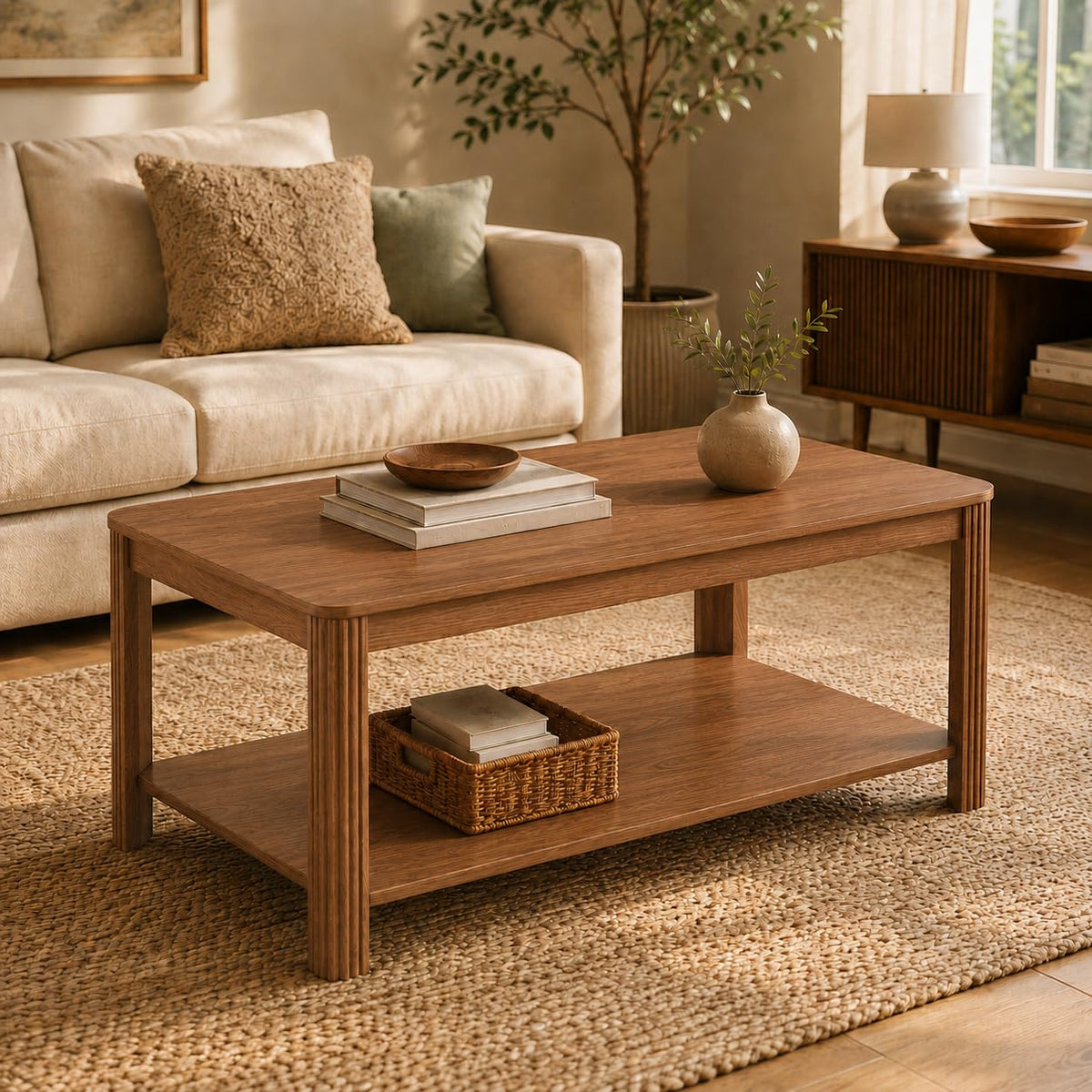 Walnut Coffee Table N6957