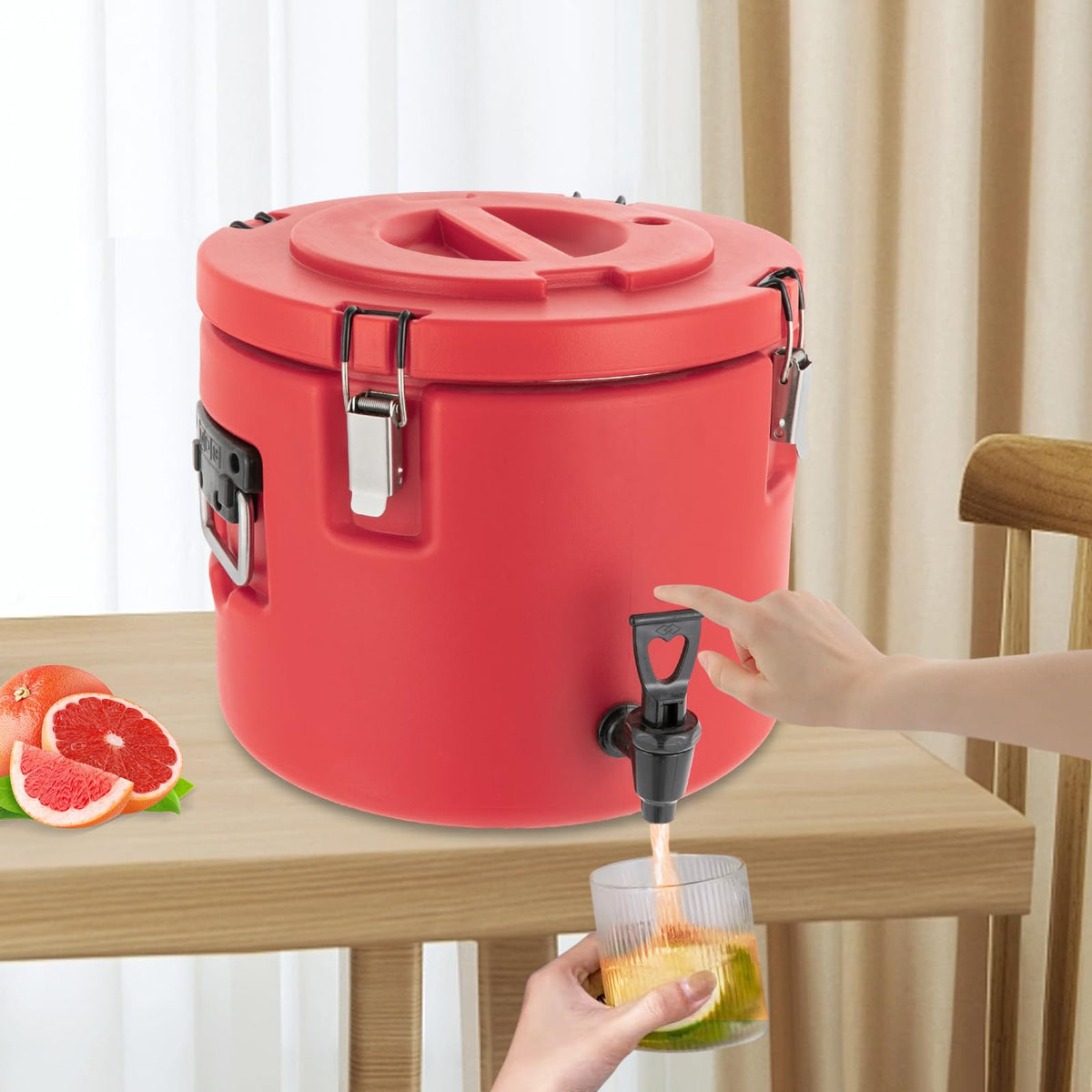 5Gal Insulated Beverage Dispenser with Faucet V198
