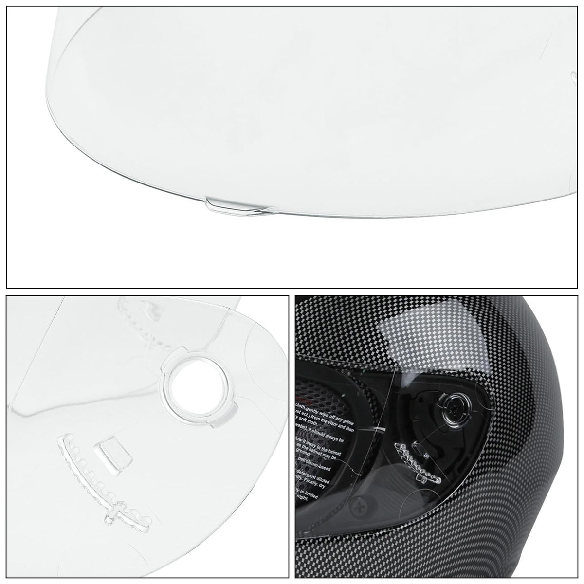 Motorcycle Flip Up Full Face Helmet Visor V3746