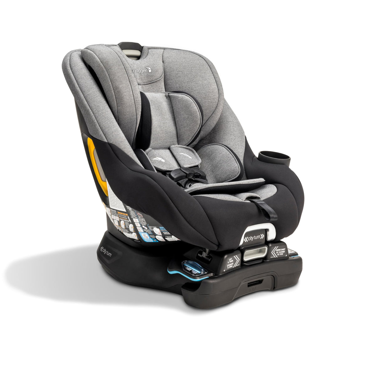 Rotating Convertible Car Seat, Rear to Forward Facing, Onyx Black J324