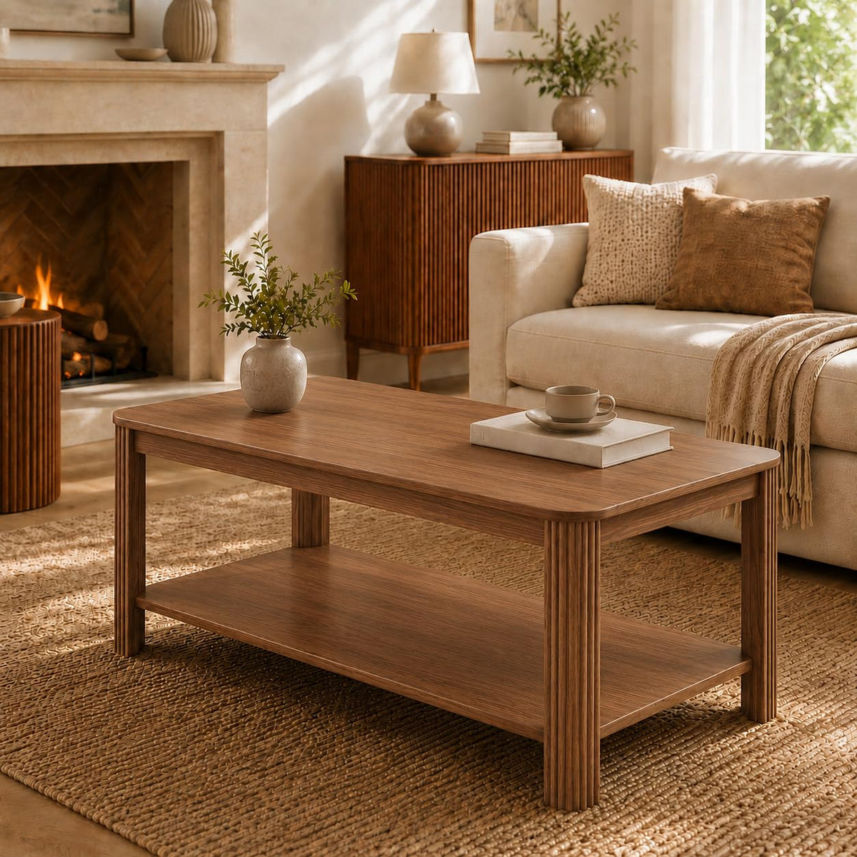 Walnut Coffee Table N6957