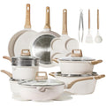 21 Pc Nonstick Cookware Set with Egg Pan Q7723