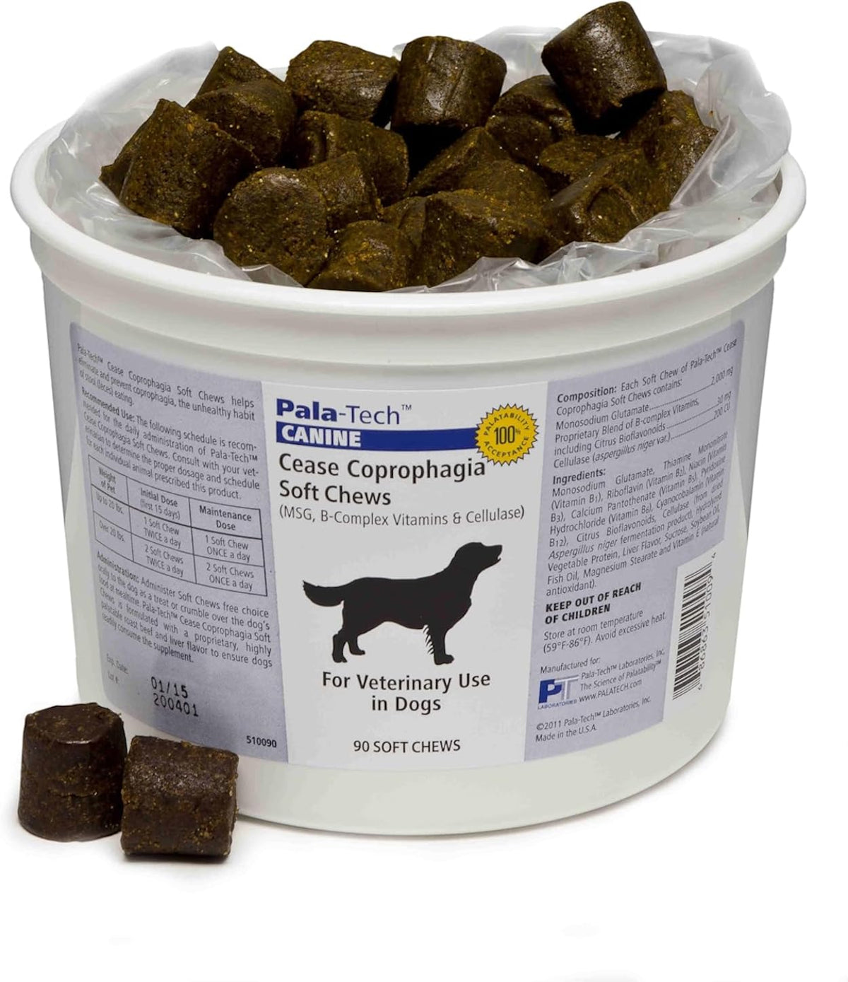 90 Chews Dog Coprophagia Deterrent X255