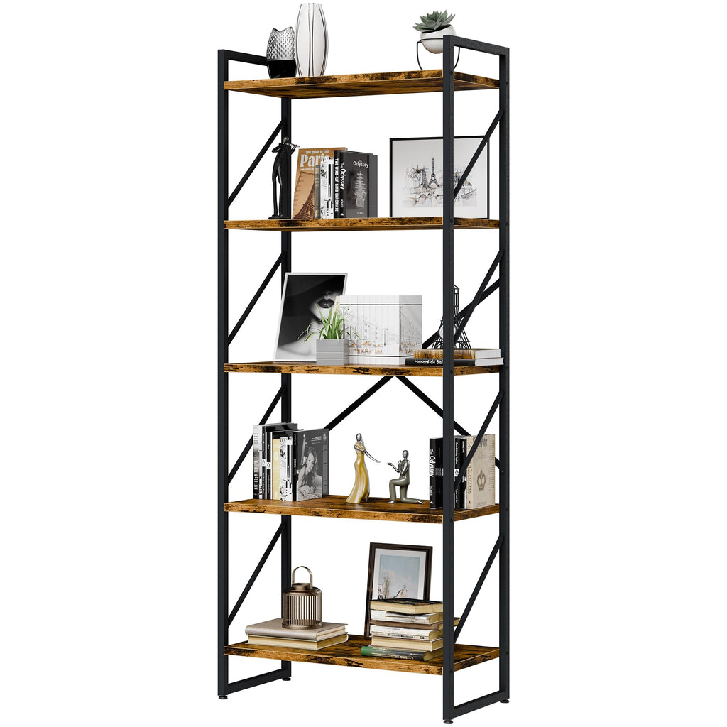 5 Tier Metal Bookshelf K794
