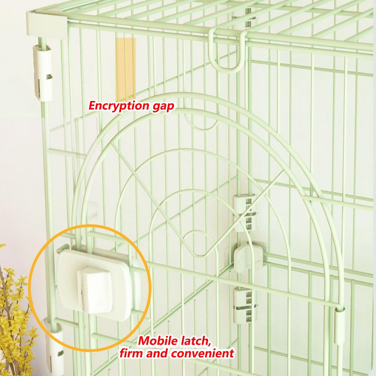 3/4-Tier Wire Cat Cage Playpen Kennel with Hammock P588