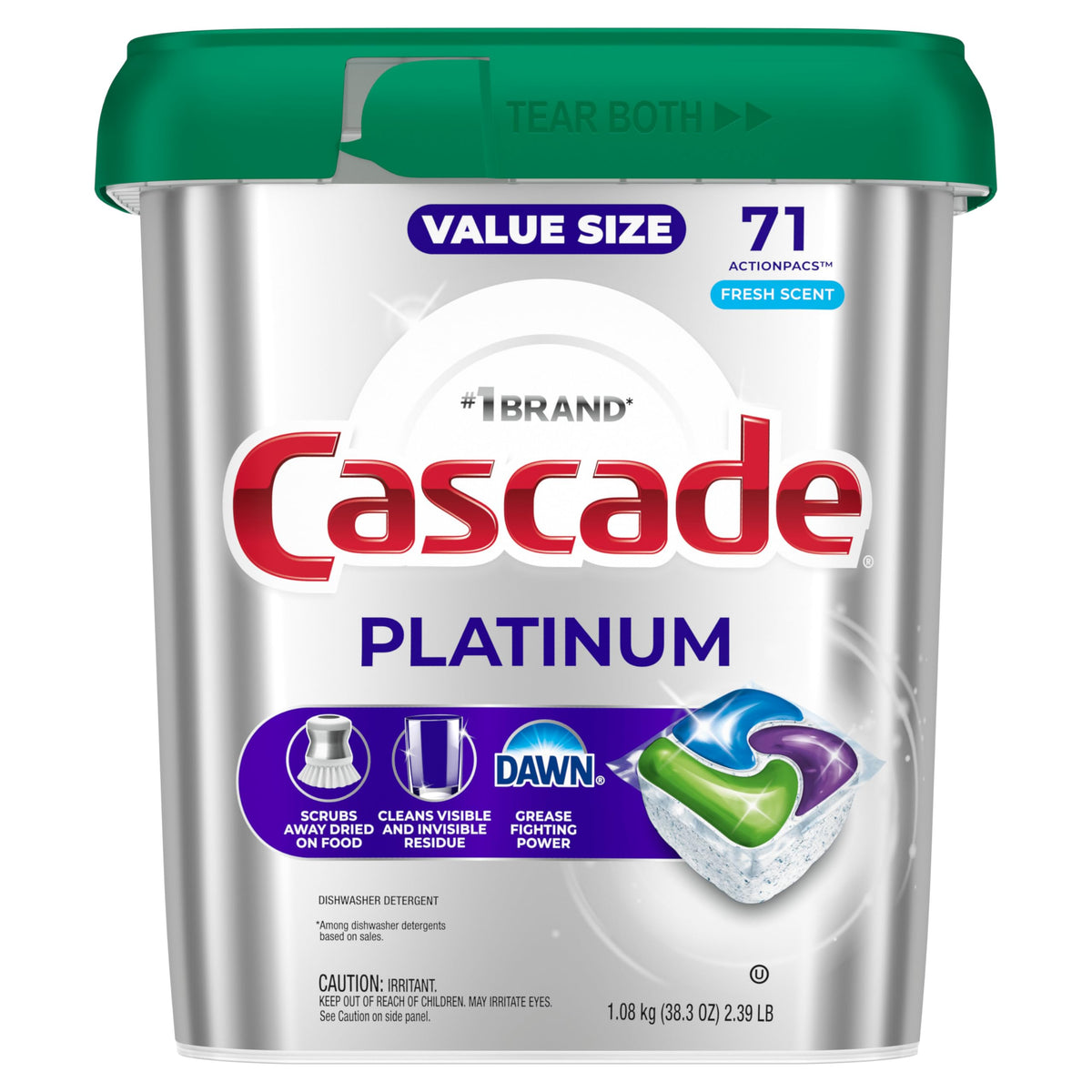 Dishwasher Pods, 71 count N767