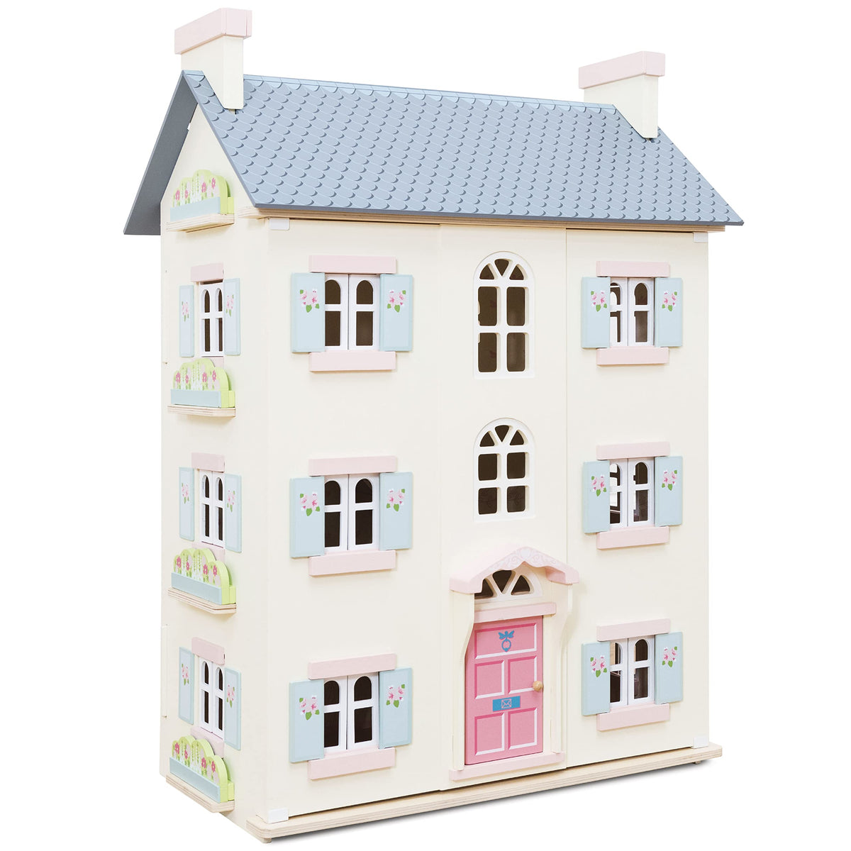 4 Storey Wooden Doll House Play Set W104810