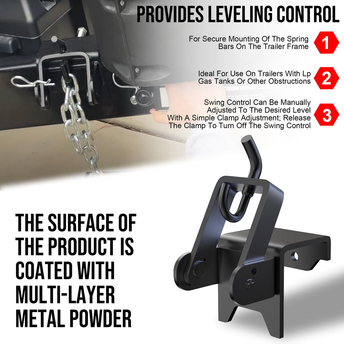 Heavy Duty Weight Distribution Hitches with Sway Control Z7535