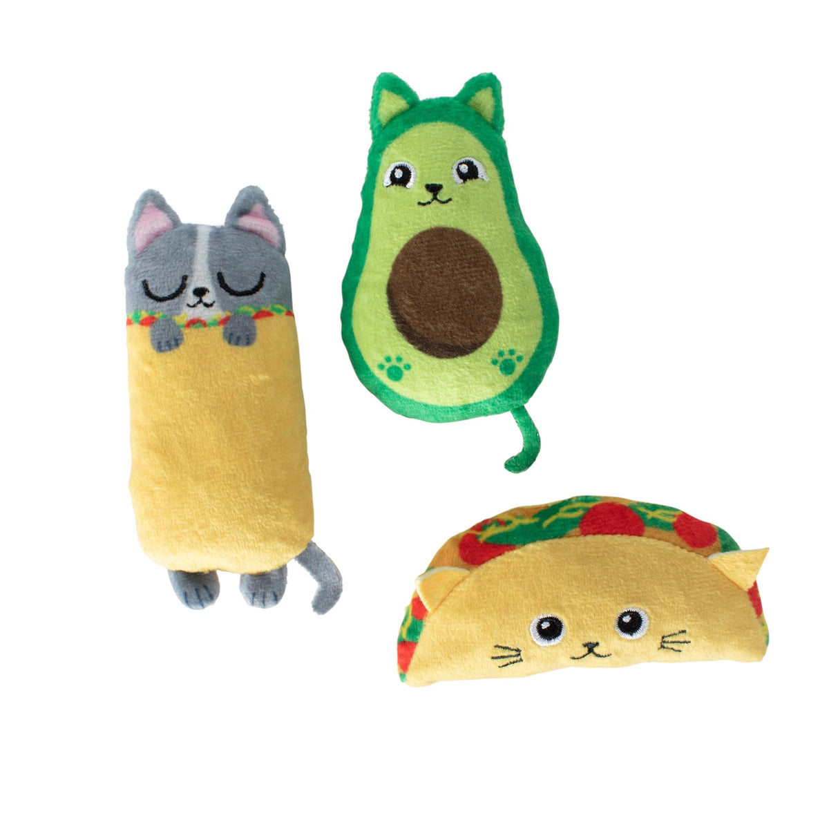 Plush Cat Toy 3 Piece Set K23724