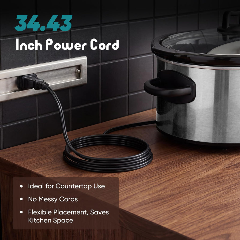 8 Quart Programmable Ceramic Nonstick Slow Cooker T61816