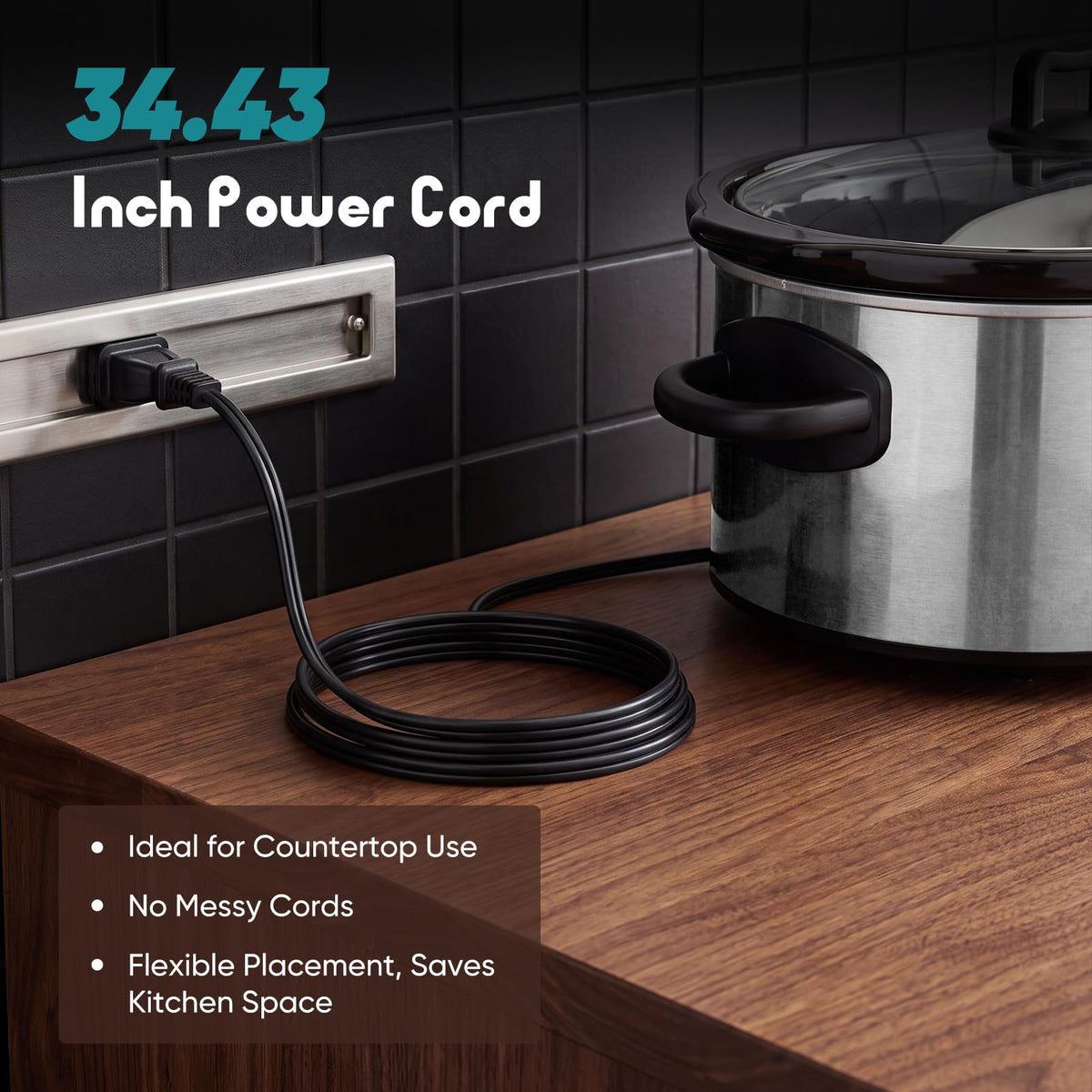 8 Quart Programmable Ceramic Nonstick Slow Cooker T61816