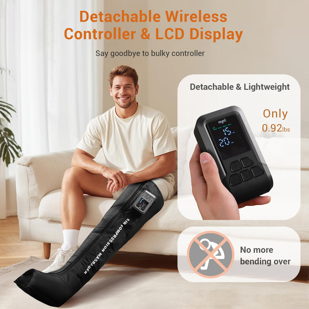 Cordless Full Leg Air Compression Massager F297