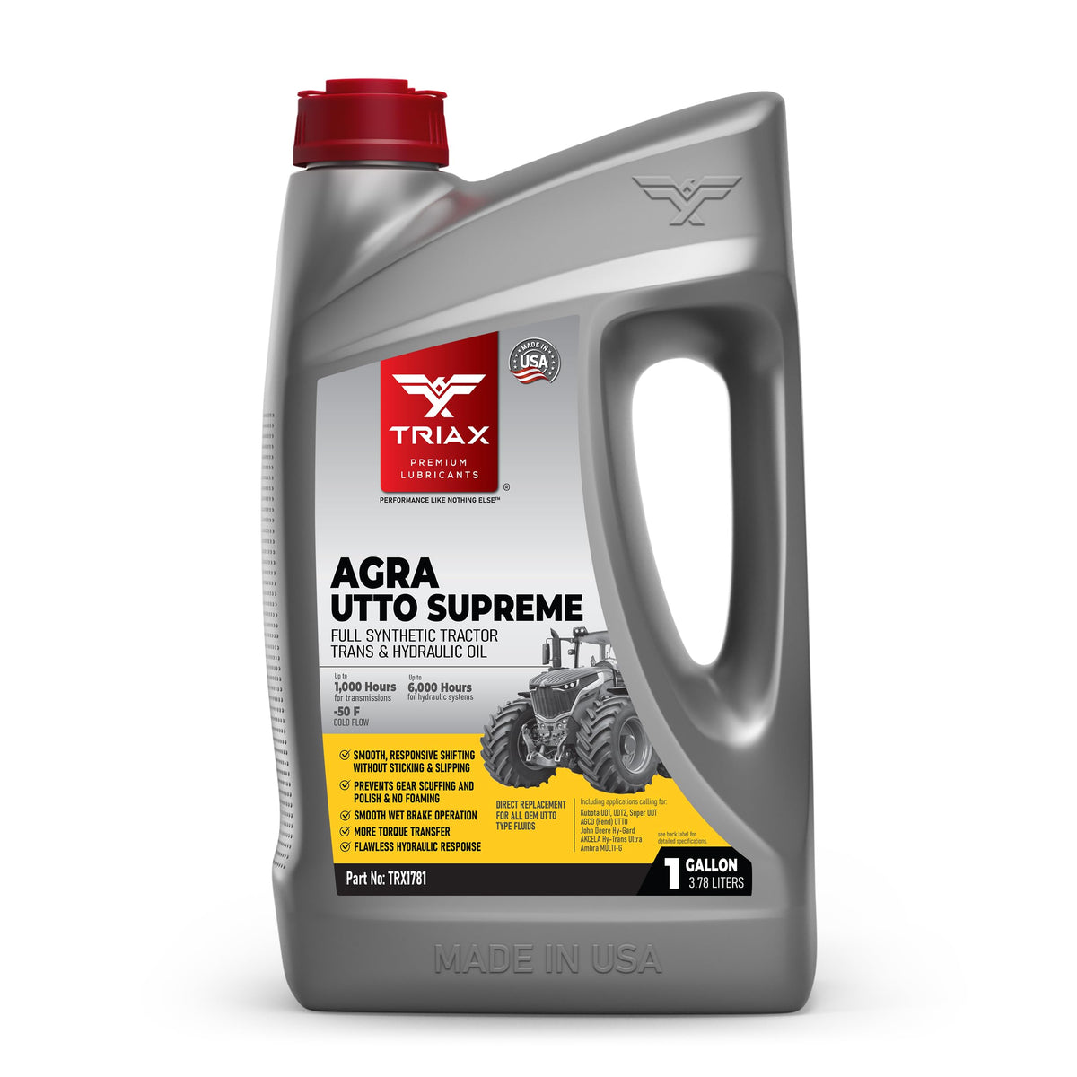 Full Synthetic Tractor Trans-Hydraulic Fluid 1 Gallon A756