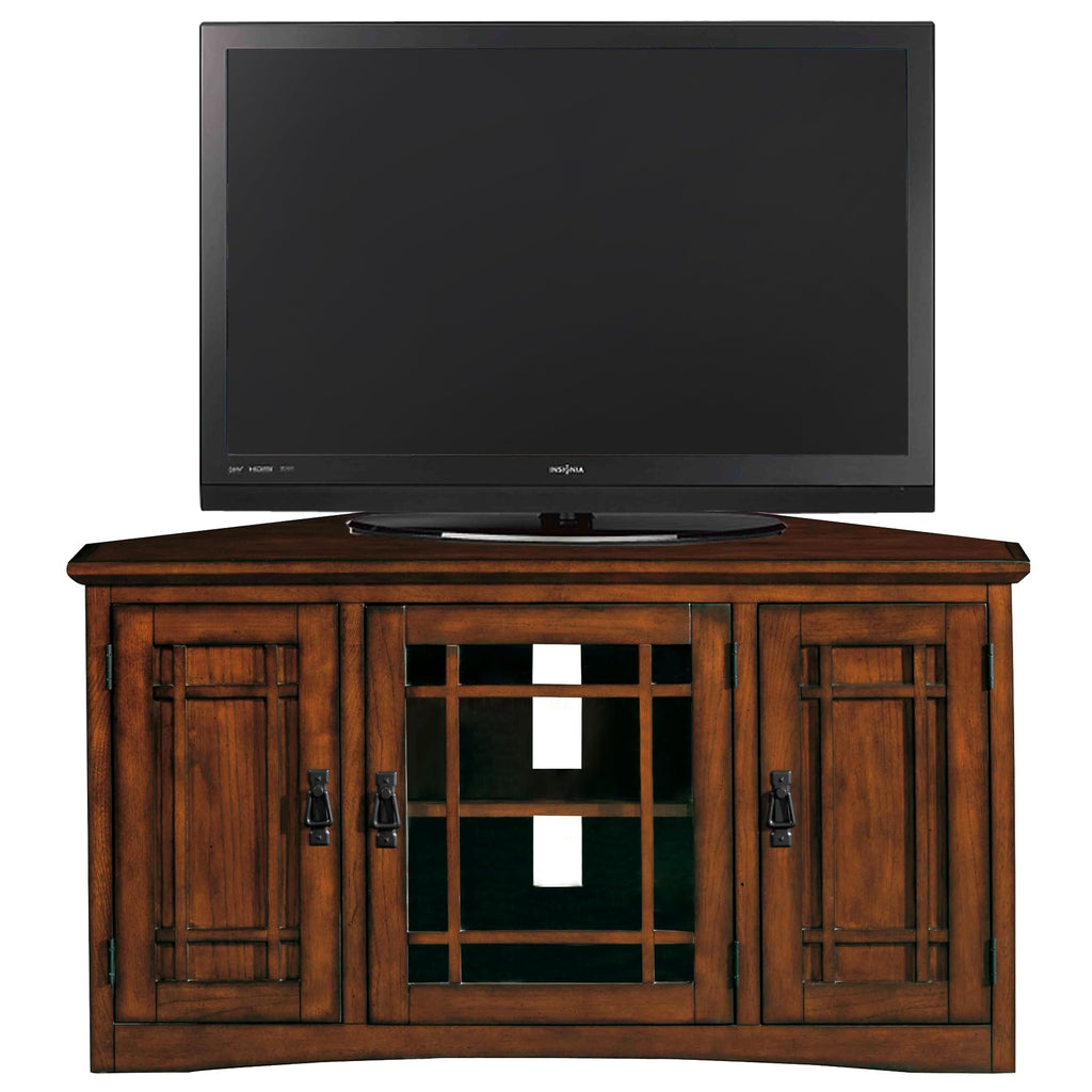 Mission Oak Corner TV Stand Q654727