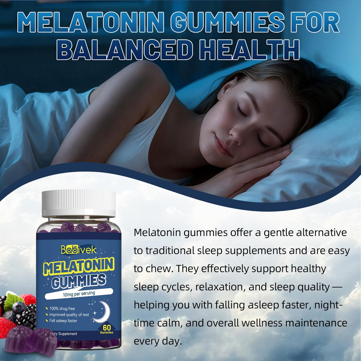 10mg Melatonin Gummies 60 Count Q2994