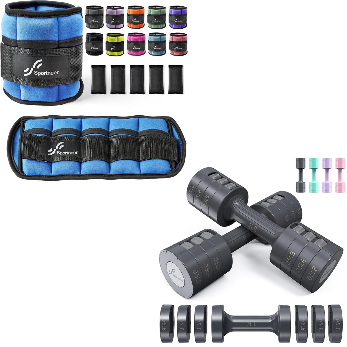 Ankle Weights with Hand Weights Set G6373