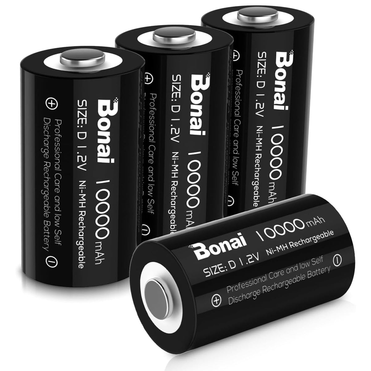 Rechargeable D Batteries 4 Pack I2237