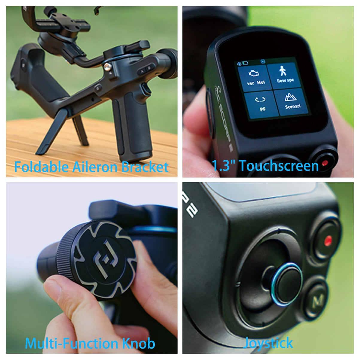 3-Axis Camera Gimbal Stabilizer with Touch Screen A281