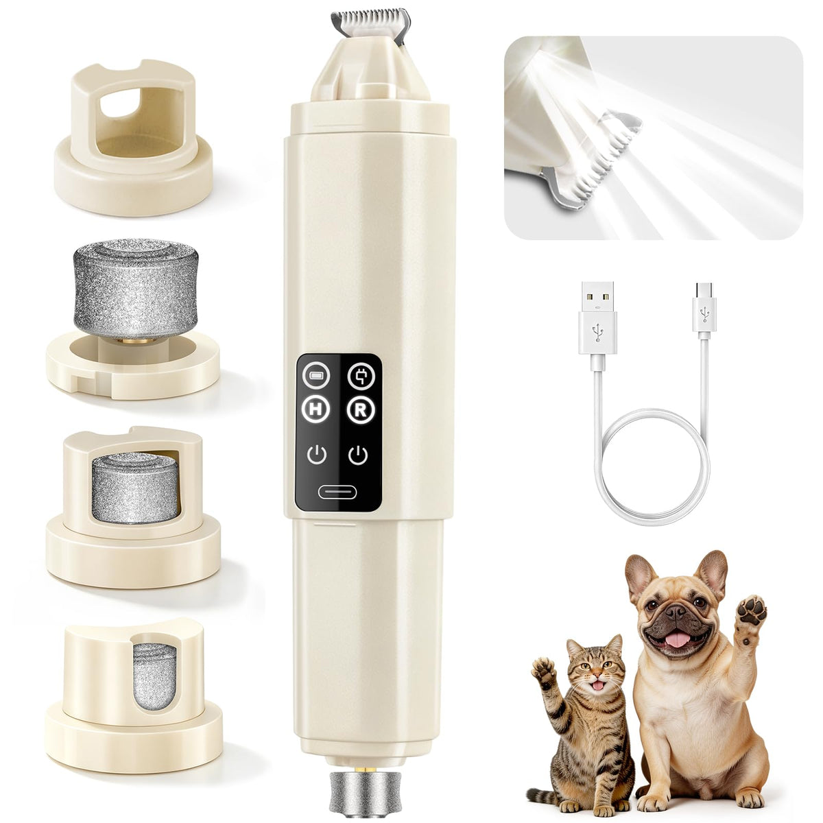 Dog Nail Grinder with Light O470181