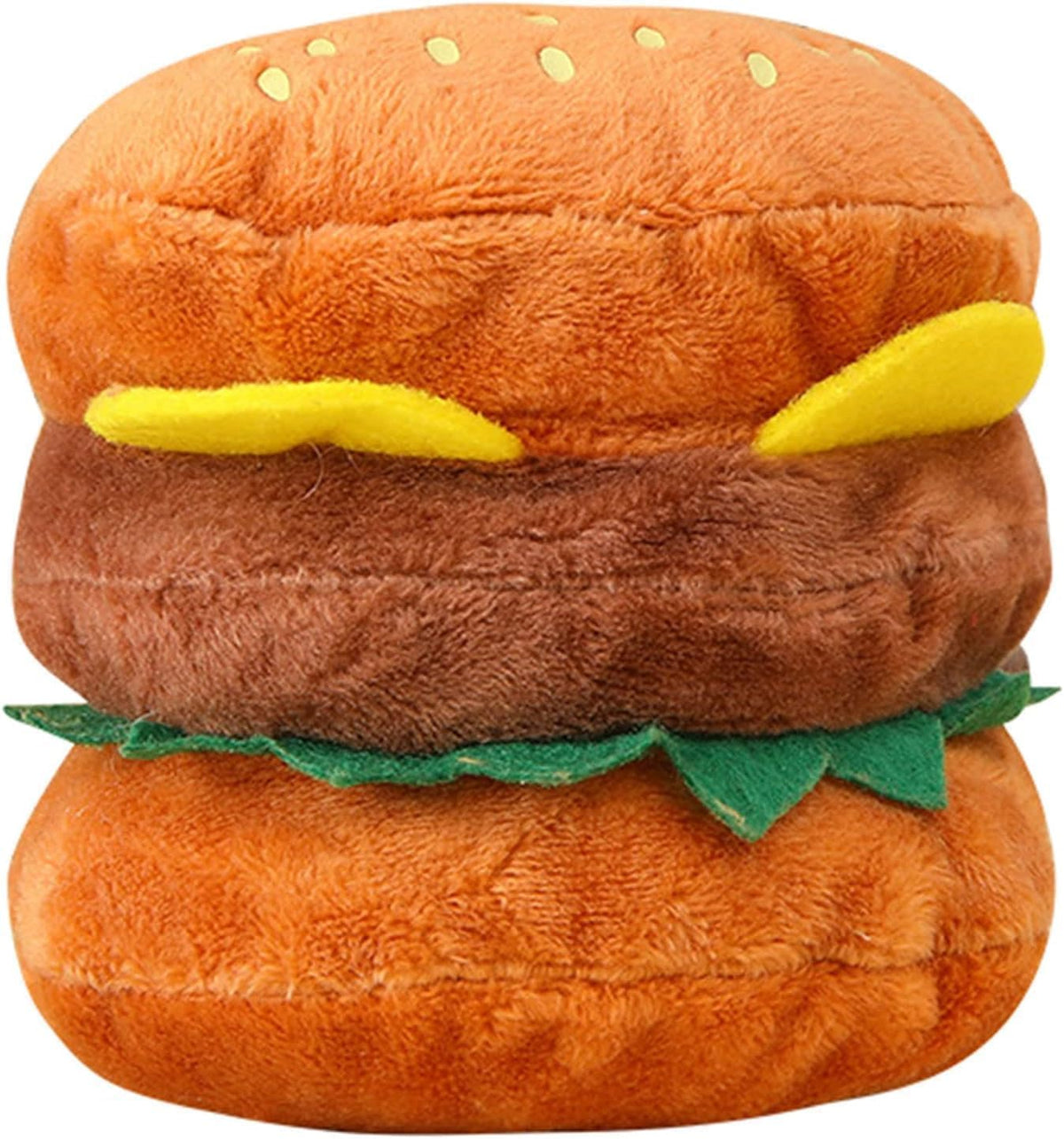 Hamburger Shape Dog Plush Squeaky Toy H151
