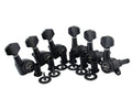 6 Locking Guitar Tuners Black U6281