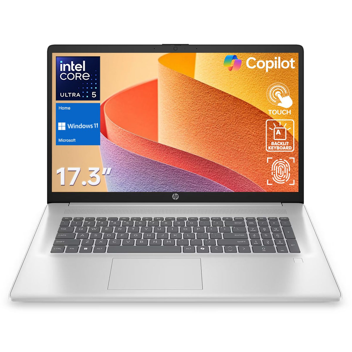 17.3" Touchscreen Laptop, Intel Core Ultra 5, 16GB DDR5 RAM, 1TB SSD T1043