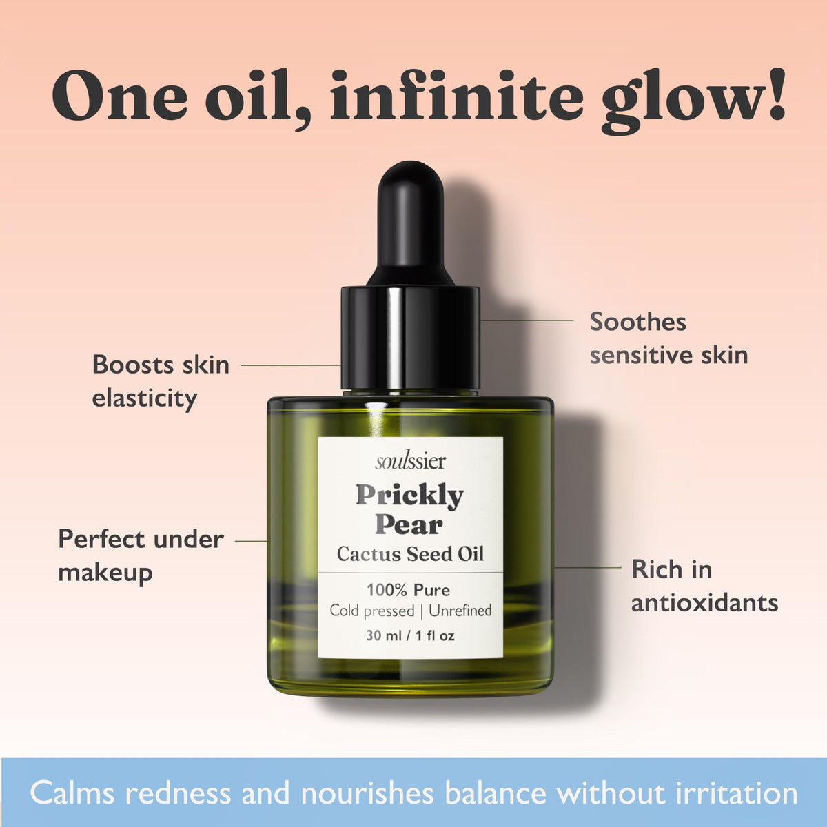 Cold-Pressed Prickly Pear Seed Oil 1 oz G1621
