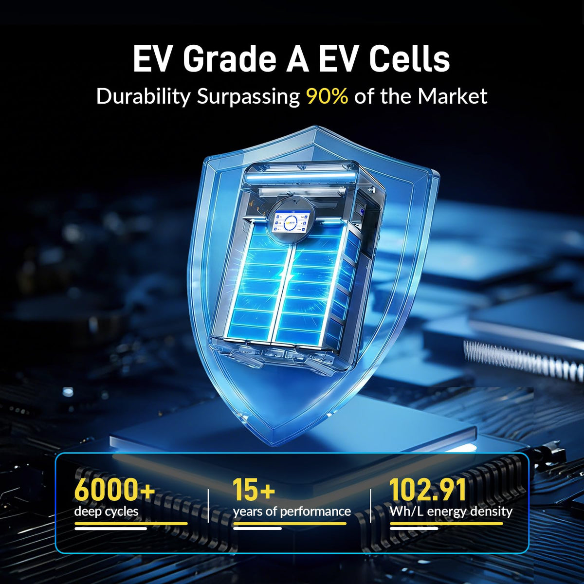 48V 100Ah LiFePO4 Lithium Battery with Bluetooth X460243